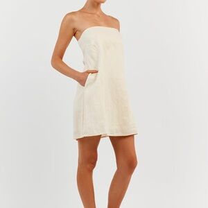 DISSH Cream Mini Dress